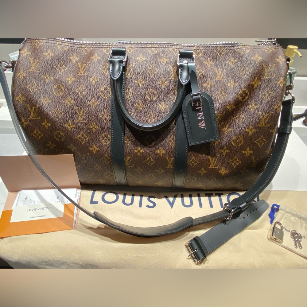 LOUIS VUITTON KEEPALL 45 MACASSAR